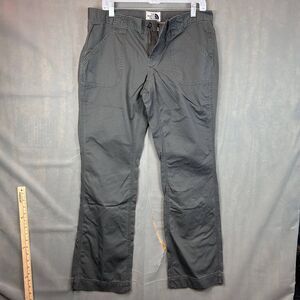 The North Face Pants Women's Size 14 Gray Straight Leg Casual Slash Pocket